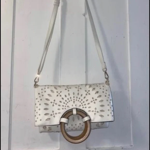 White patterned purse - Picture 2 of 4